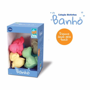 Bichinhos para Banho - Bebê - Coleção Bichinhos - Colorido - Roma