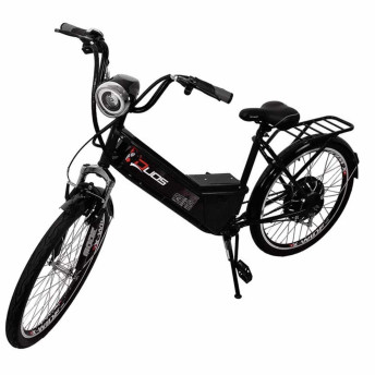 Bicicleta Elétrica - Aro 24 - Duos Confort - 800w 48v 15ah - Preto - Duos Bike