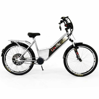 Bicicleta Elétrica - Duos Confort - 800W Lithium - Prata - Duos Bike