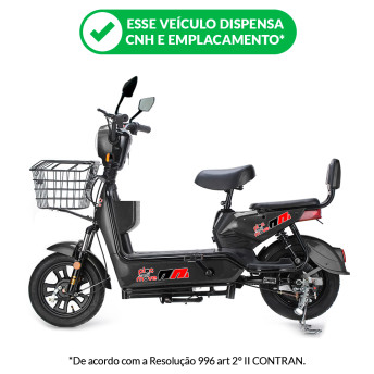 Bicicleta Elétrica - New Classic PAM - 500w - Preta - Plug and Move