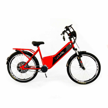 Bicicleta Elétrica Duos Confort 800W Lithium - Vermelho - Duos Bike