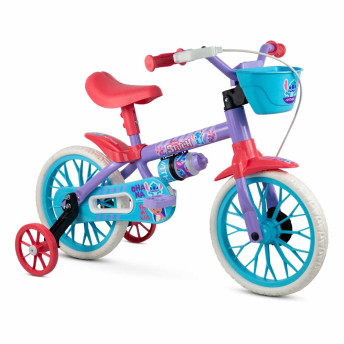 Bicicleta Infantil com Rodinhas - Aro 12 - Disney Stitch - Nathor