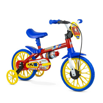 Bicicleta Infantil com Rodinhas - Aro 12 - Fire Man - Nathor