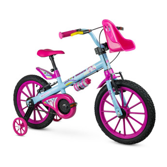 Bicicleta Infantil com Rodinhas - Aro 16 - Unicorn - Nathor