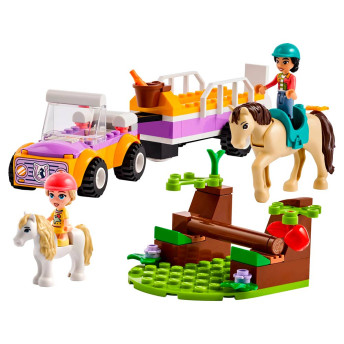 Blocos de Montar - Trailer de Cavalo e Pônei - 105 peças - LEGO Friends