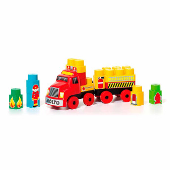 Blocos de Montar - Baby Land - Bombeirinho - 25 peças - Cardoso Toys