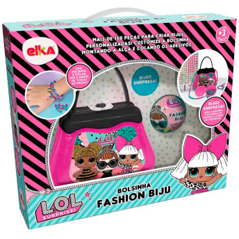 Kit Bijuteria Infantil - LOL Surprise - Bolsinha Fashion Biju - Elka