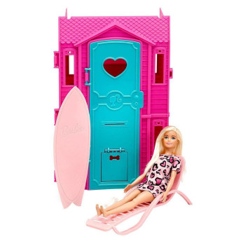 Boneca Barbie com Cenário - Surf Studio da Barbie - Fun