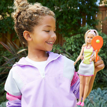 Boneca Barbie Tenista - Barbie Profissões Jogadora de Tênis - Mattel