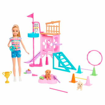 Boneca - Barbie e Stacie ao Resgate - Treinadora de Cachorros - Mattel