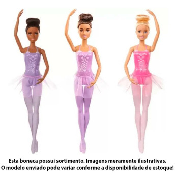 Boneca Articulada - Barbie - Bailarina Clássica - Sortido - Mattel