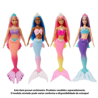 Boneca Articulada - Barbie Dreamtopia Fantasy - Sereia - Sortidas - Mattel