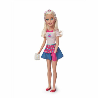 Boneca Barbie - 70 cm - Barbie Profissões - Chef Confeiteira - Pupee