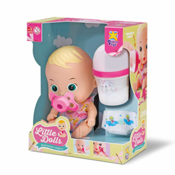 Boneca Bebê - Little Dolls - Mamazinho Mágico - Loira - Divertoys