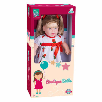 Boneca com Cabelo - Boutique Dolls - Loira - Super Toys