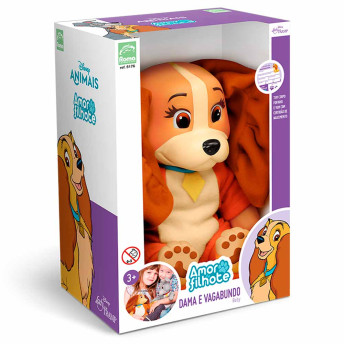 Boneca de Vinil - Amor de Filhote - Disney - Dama Baby - Roma