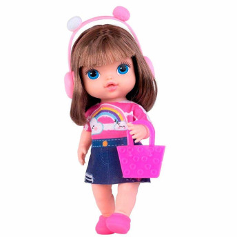 Boneca de Vinil - Baby’s Collection - Influencer - Morena - Super Toys