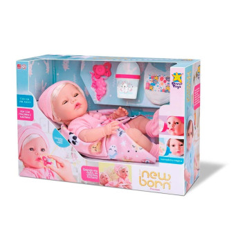 Boneca de Vinil - Diver New Born - Premium - Menina - Divertoys