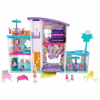 Boneca e Cenário - Polly Pocket - Mega Casa de Surpresas - Mattel