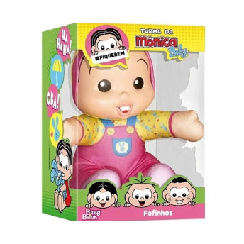 Boneca Fofinha - 22 cm - Turma da Mônica Baby - Mônica - BabyBrink