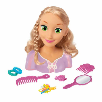 Boneca para Pentear - Styling Head - Disney-Princesas - Rapunzel - Baby Brink 