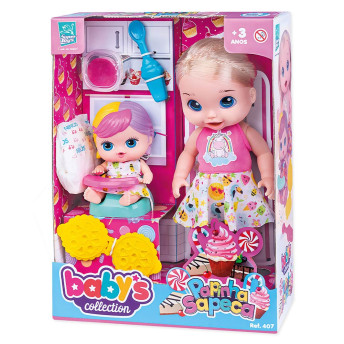 Bonecas Papinha Sapeca - Baby’s Collection - Super Toys