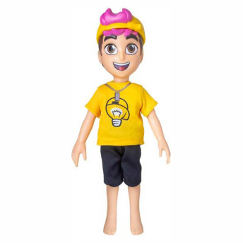 Boneco - 26cm - Dos Rosa - Leozin- Baby Brink