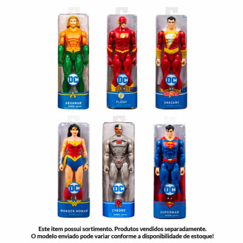 Boneco Articulado - 30cm - DC - Liga da Justiça - Sortido - Sunny Brinquedos