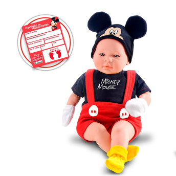 Boneco Bebê - Classic Dolls Disney - Recém Nascido - Mickey - Roma