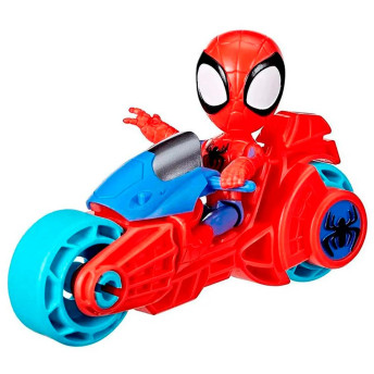 Boneco e Moto - Spidey and His Amazing Friends - Homem-Aranha - Hasbro