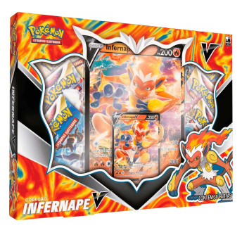 Box de Cartas - Pokémon - Infernape V - 38 Cartas - Copag