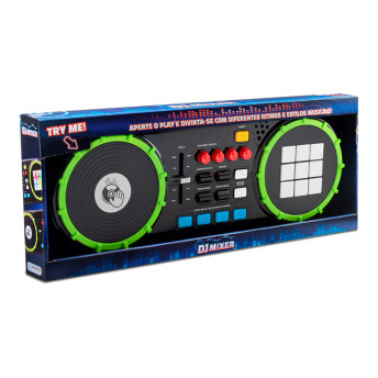 Brinquedo Musical - DJ Mixer com Painel de LED - Multikids