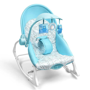 Cadeira de Descanso e Balanço para Bebês - Até 18 kg - Seasons - Azul - Multikids Baby