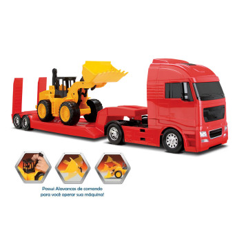 Caminhão com Carreta - Diamond Truck - Carregadeira Workers - Roma