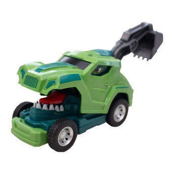 Caminhão de Fricção - 2 em 1 - Dinos Car Monster - Verde - Toyng