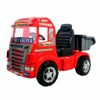 Caminhão Elétrico Infantil - Big Truck - 6v - Vermelho - Magic Toys