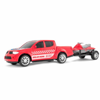 Caminhonete Roda Livre - Pick-Up RX - Resgate Bombeiro - Roma Brinquedos