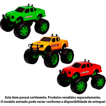 Caminhonete Roda Livre - Rattam 4x4 - Off Road - Sortido - Usual Brinquedos