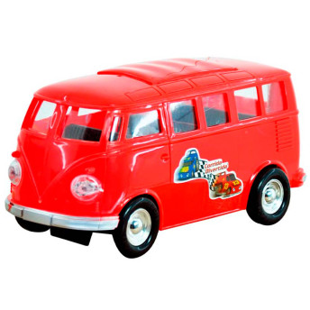 Carrinho de Controle Remoto - Kombi - Vermelho - DM Toys