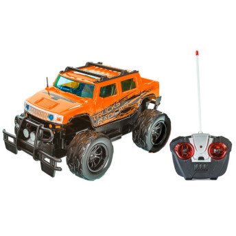 Carrinho de Controle Remoto - Trucks Radicais - Laranja - Unik Toys
