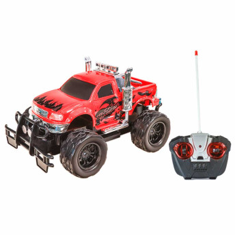 Carrinho de Controle Remoto - Trucks Radicais - Vermelho - Unik Toys
