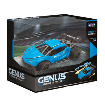 Carrinho de Fricção - Genus - Azul - Unik Toys