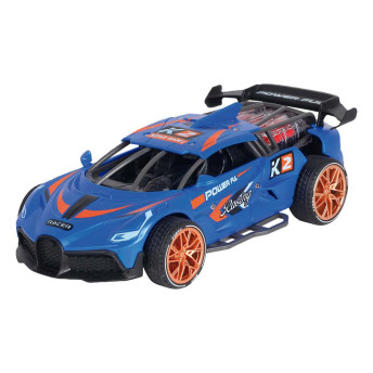 Carrinho de Fricção - Super Racing - 1-24 - Azul - Toyng
