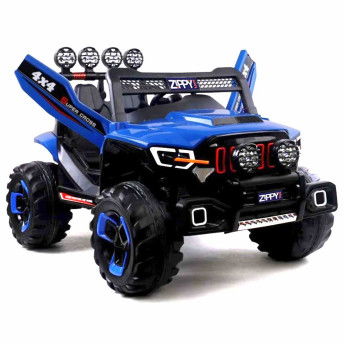 Carro Elétrico Infantil - Super Cross 4x4 - 12v -Azul - Zippy Toys