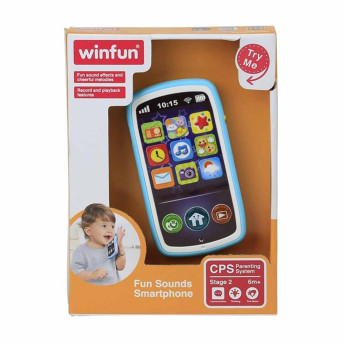 Celular Infantil com Sons e Luzes - Smartphone Divertido - Winfun - Yes Toys