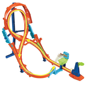 Conjunto de Pista - Hot Wheels Action - Salto Vertical 8 - Mattel