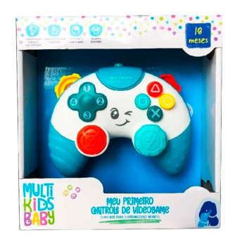Controle Infantil - Meu Primeiro Controle de Videogame - Luz e Som - Multikids Baby
