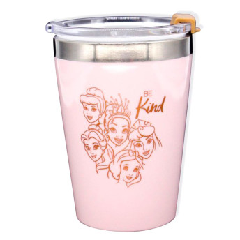 Copo com Tampa - 300ml - Princesas Disney - Be Kind - Zonacriativa