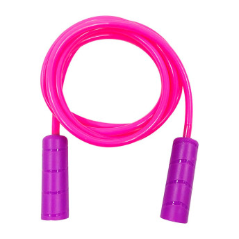 Corda de Pular Infantil - Pula Corda Happy - 2m - Rosa - DM Toys