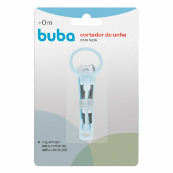 Cortador de Unha para Bebê com Lupa - Azul - Buba